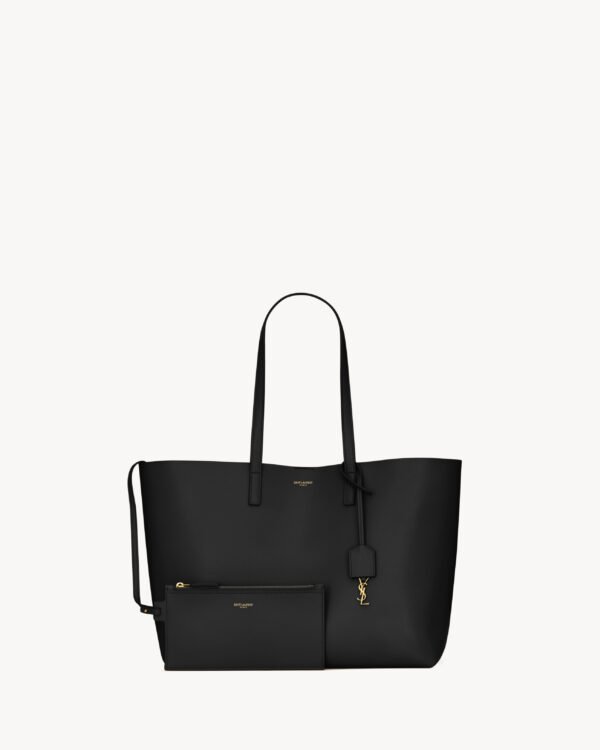 Bolso Tote Grande- Saint Laurent in leather - Imagen 2