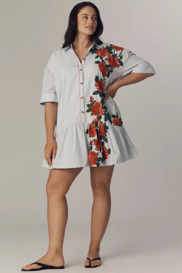 Mini Vestido Camisero Maeve de Manga Corta - Imagen 3