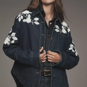 Chaqueta tipo chore bordada de Dolan Left Coast