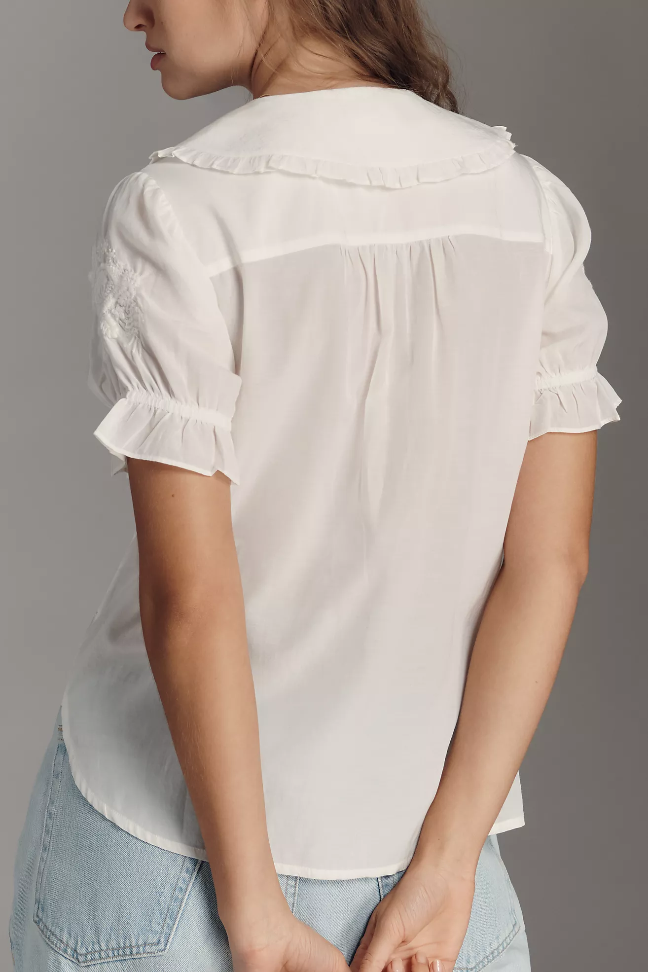 Blusa Keira con Bordado Pilcro - Imagen 2