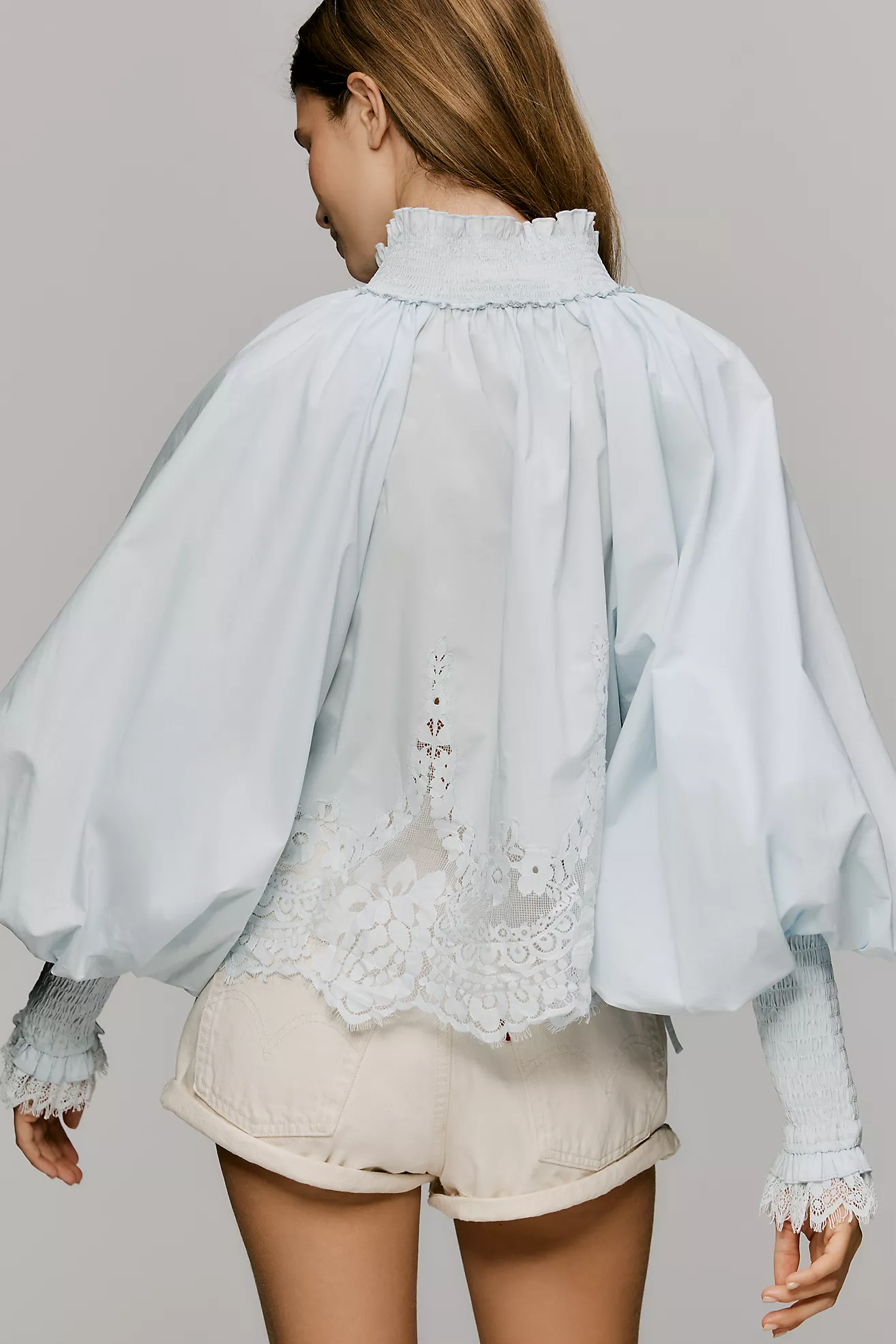 Blusa de Algodón con Encaje Mare Mare - Imagen 2