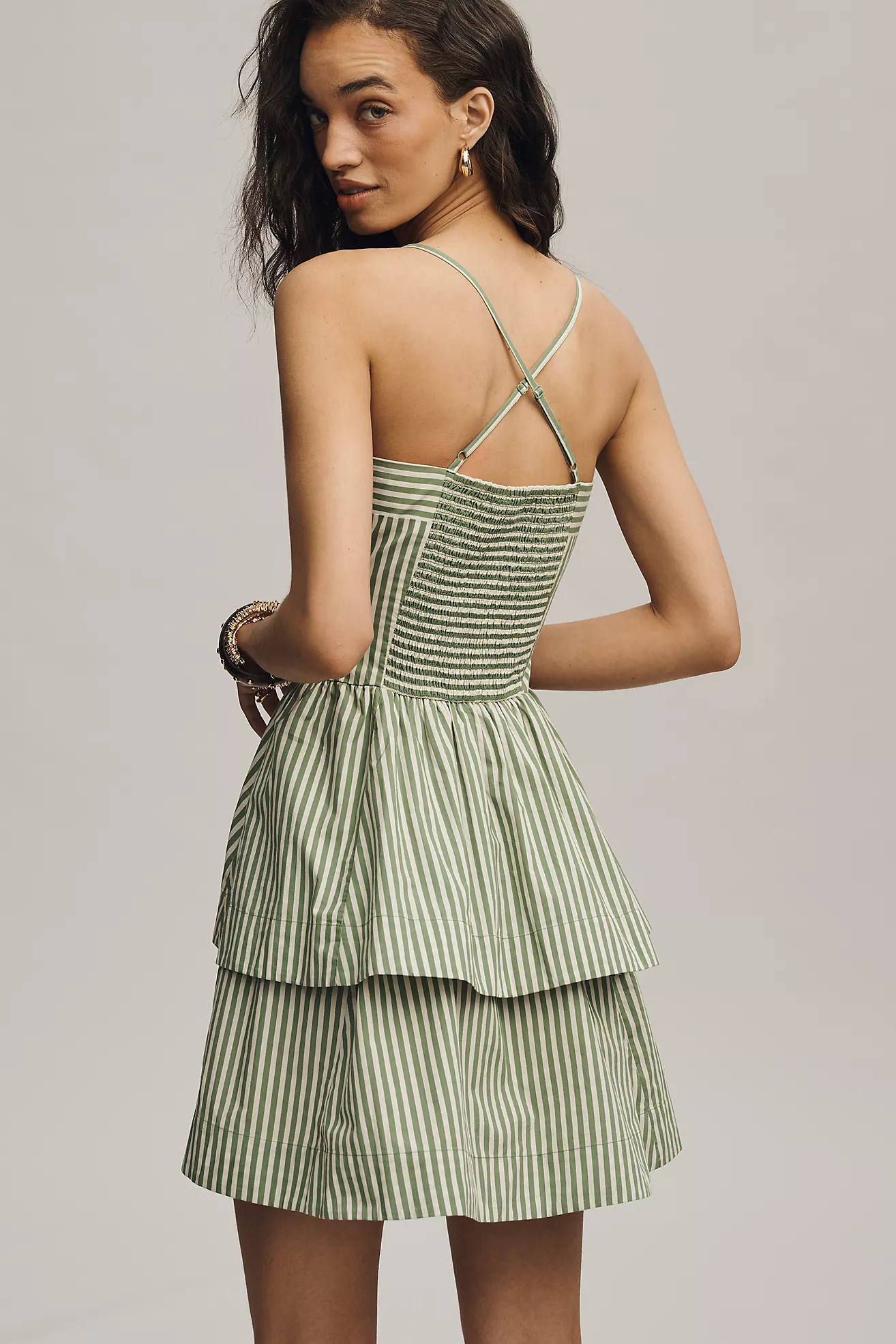 Vestido Mini Halter de Algodón Maeve - Imagen 4