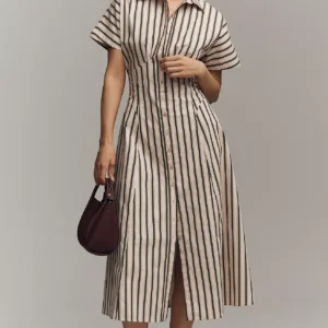 Vestido Midi Camisero Raina de Exquise