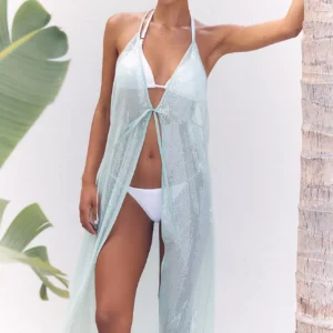 Kaftán Transparente con Lentejuelas — By Anthropologie