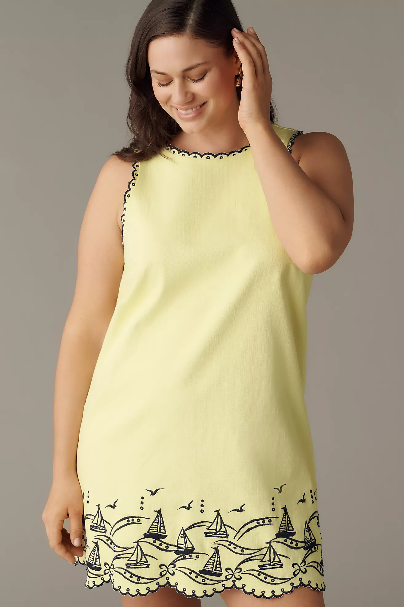 Vestido Mini Sail Away sin Mangas — Maeve - Imagen 6