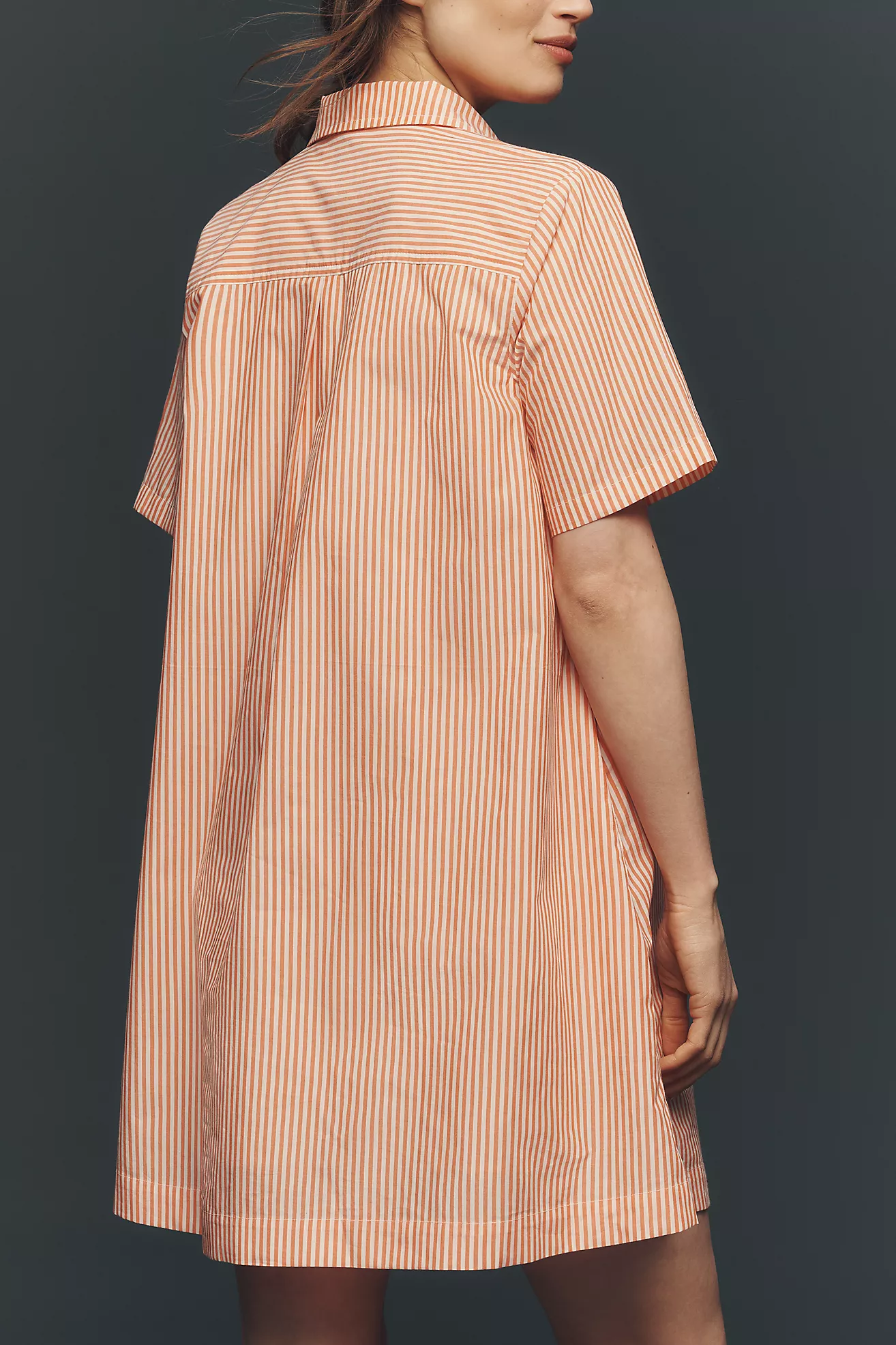 Vestido Mini Camisero Pollie con Bordados — By Anthropologie - Imagen 3